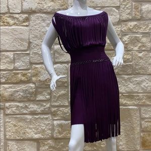 Herve Leger Fringe Dress